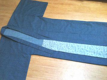 Folding kimono step 4