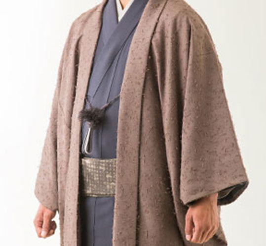 men's chirimen kimono