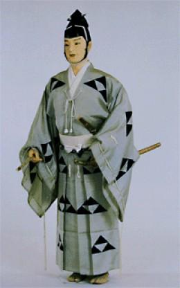 Man in kamakura period kimono