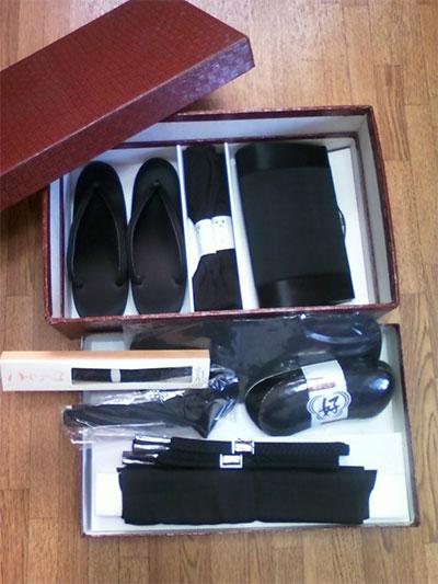 Kimono black mourning set for funarals