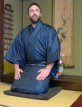 Kimono at tea ceremony