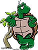 at turtle speed