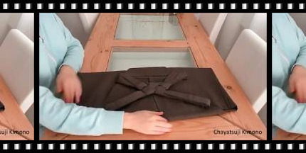 youtube thumbnail of 　How To fold hakama