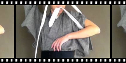 youtube thumbnail of How to tie Tasuki